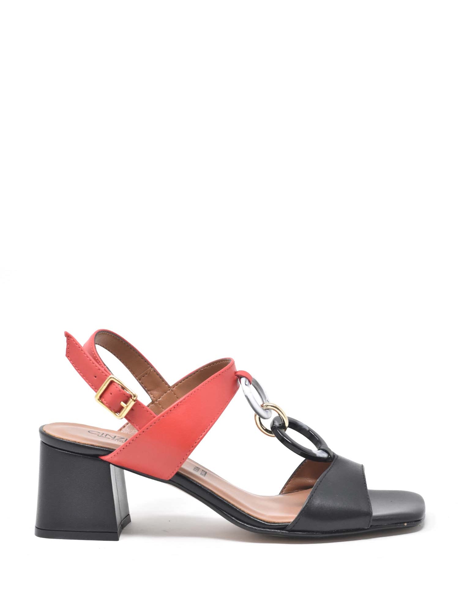 Sandali tacco Nero Cinzia Soft