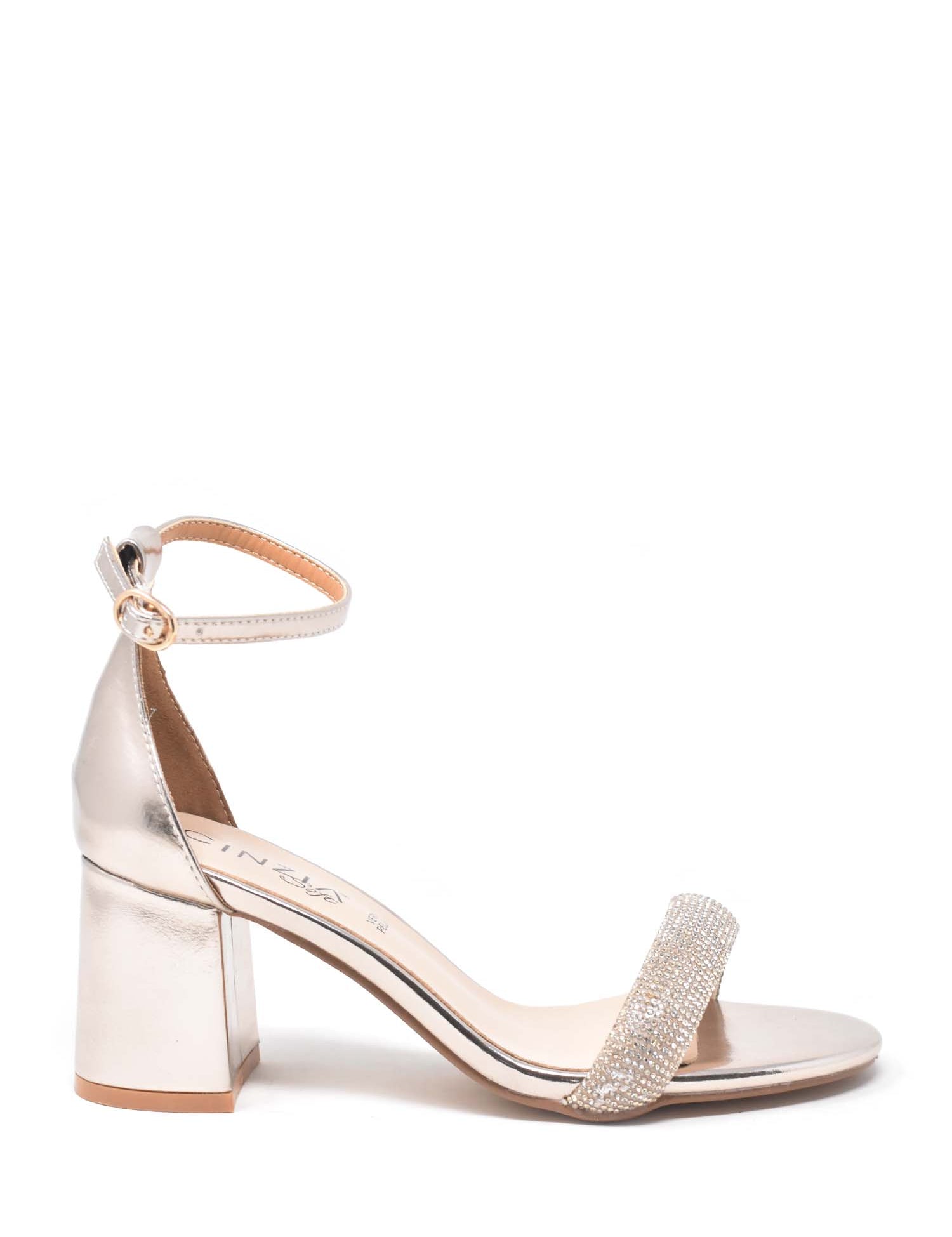 Sandali tacco Oro Cinzia Soft
