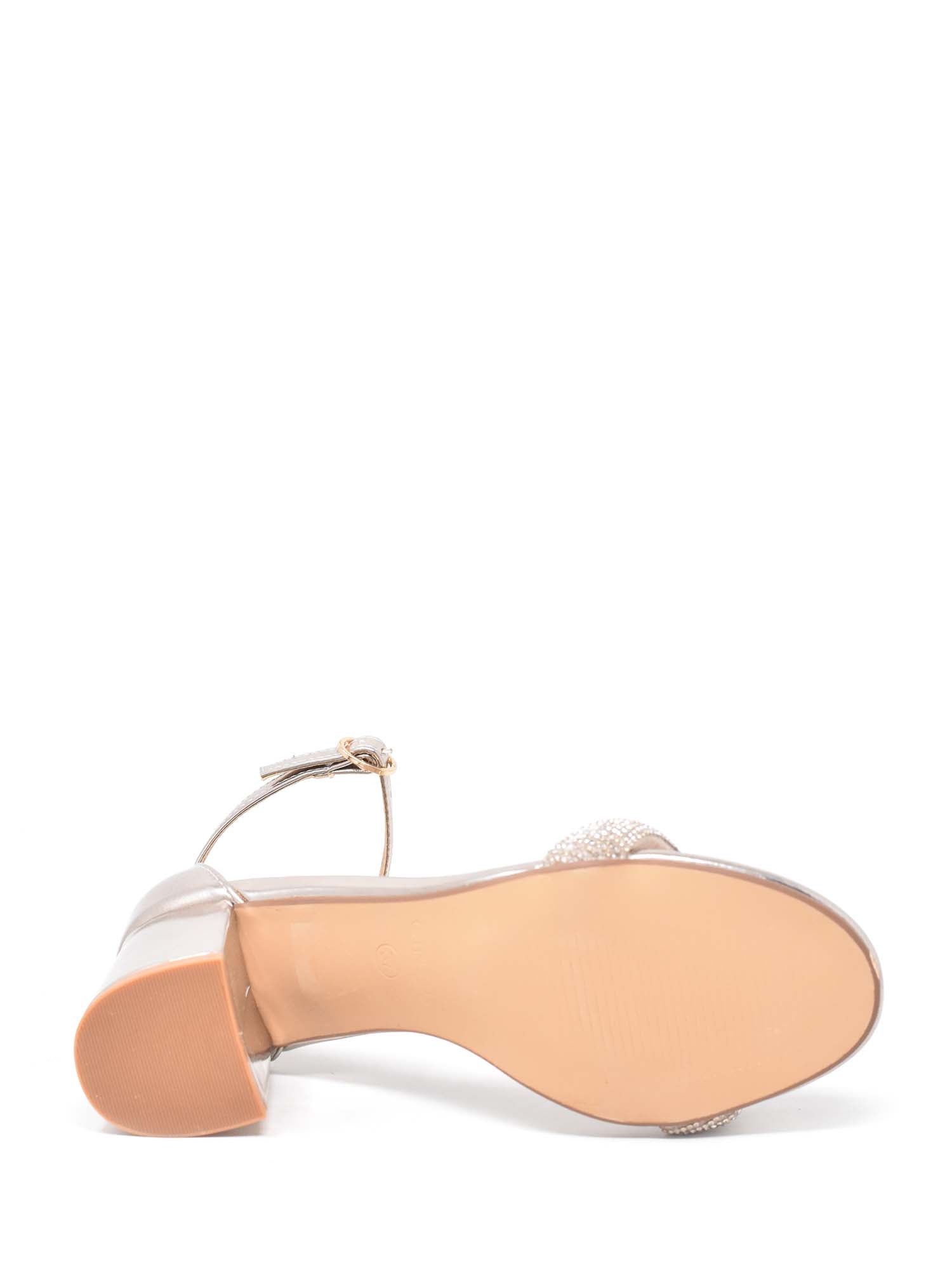 Sandali tacco Oro Cinzia Soft