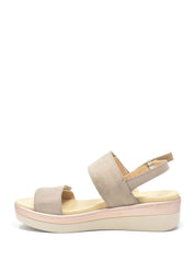 Sandali con strappi Oro Cinzia Soft