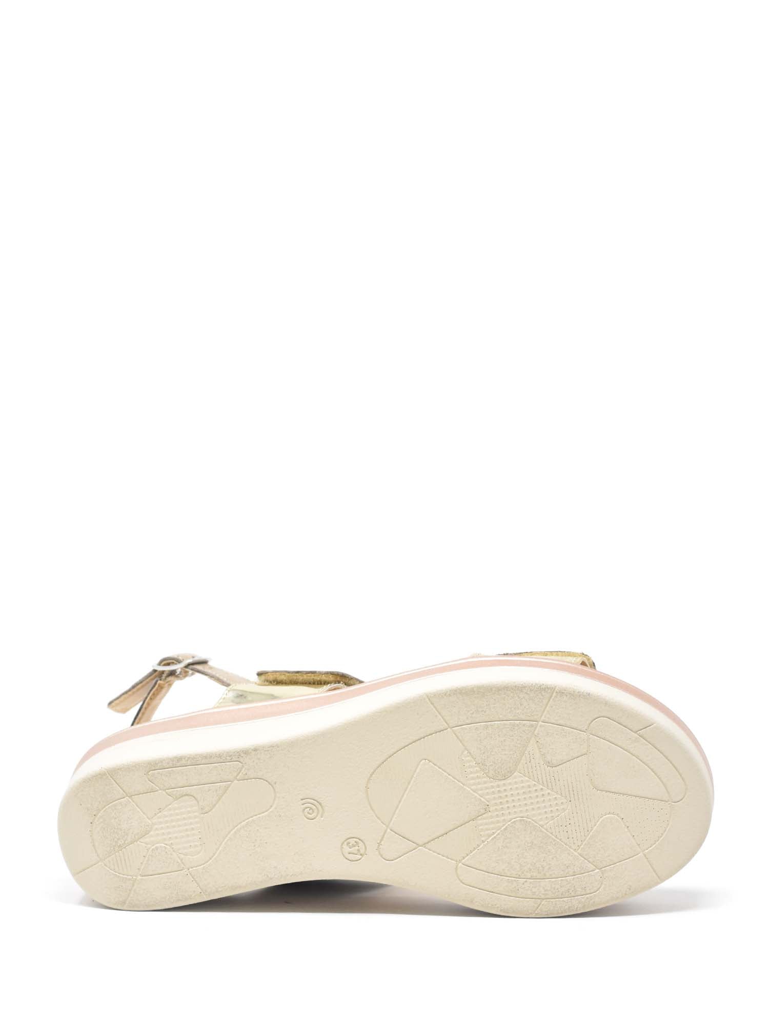 Sandali con strappi Oro Cinzia Soft