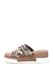 Sandali zeppa Marrone Cinzia Soft