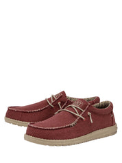 Mocassini Rosso Hey Dude