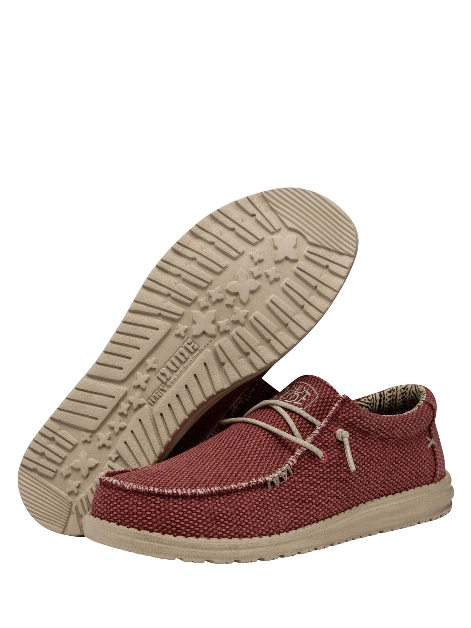 Mocassini Rosso Hey Dude