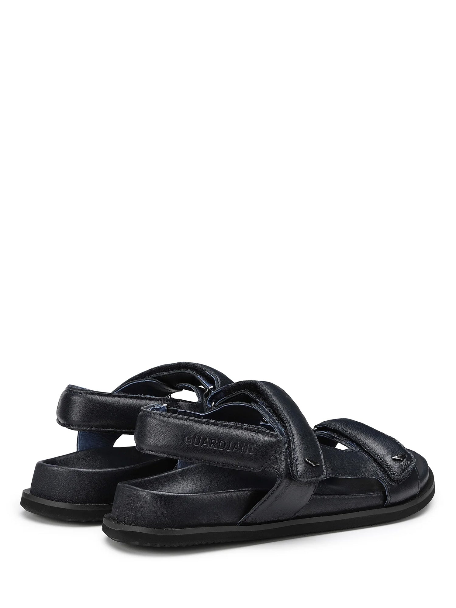 Sandali con strappi Blu Alberto Guardiani