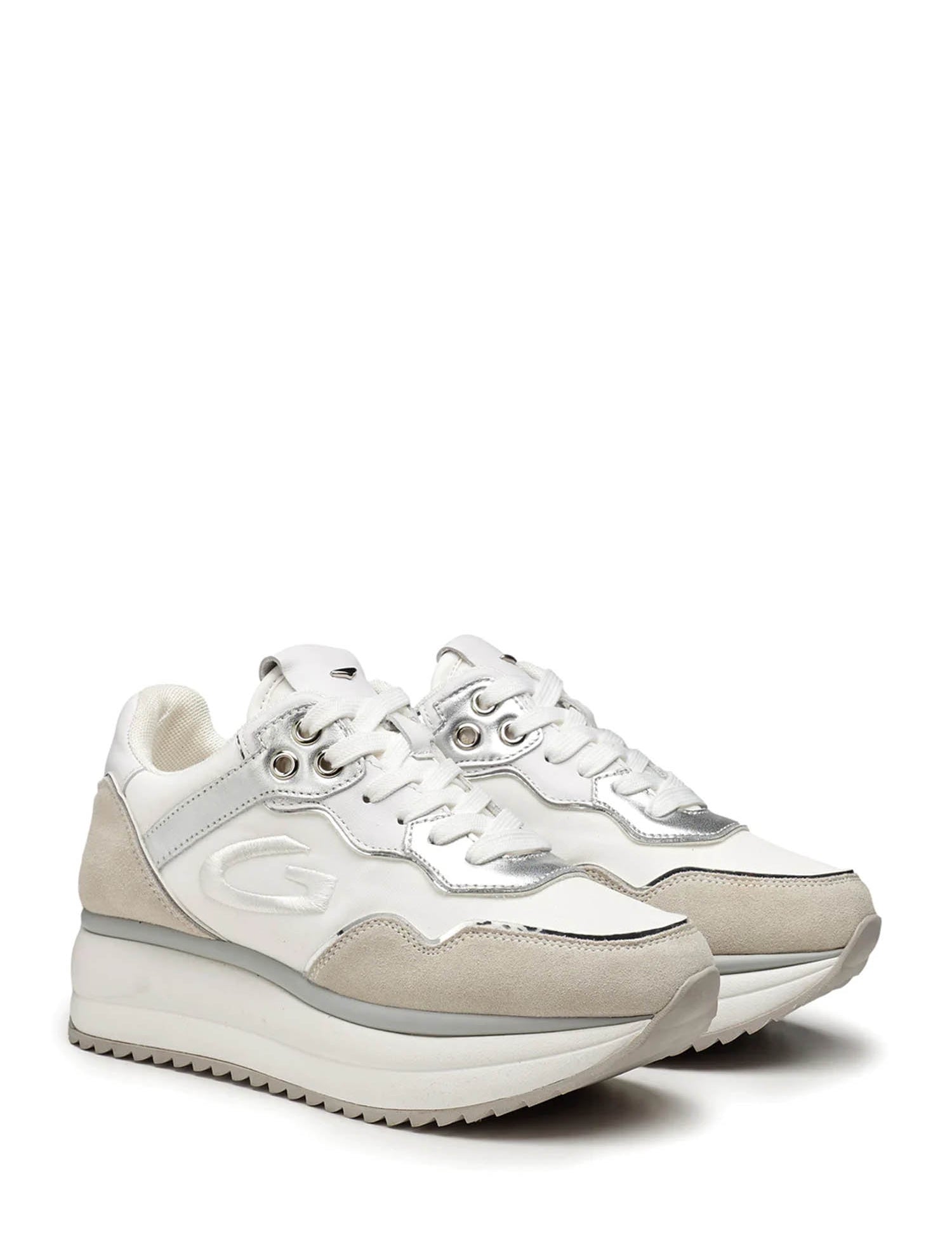 Sneakers Bianco Alberto Guardiani