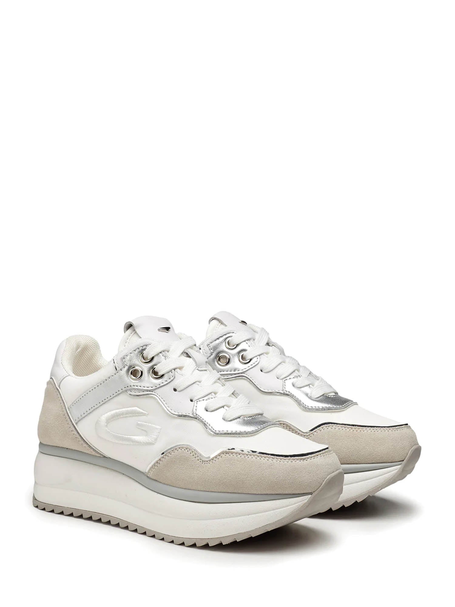 Sneakers Bianco Alberto Guardiani