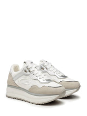 Sneakers Bianco Alberto Guardiani