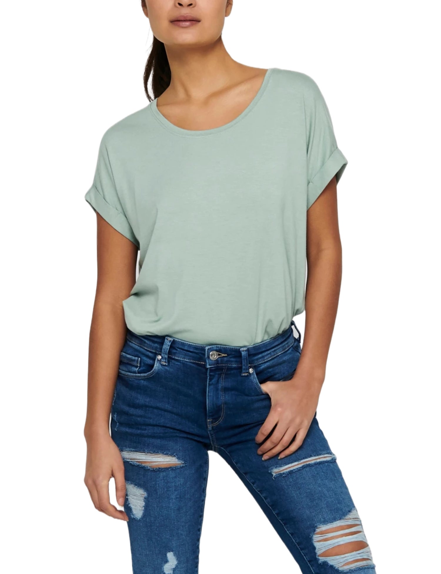 T-shirt Verde Chiaro Only