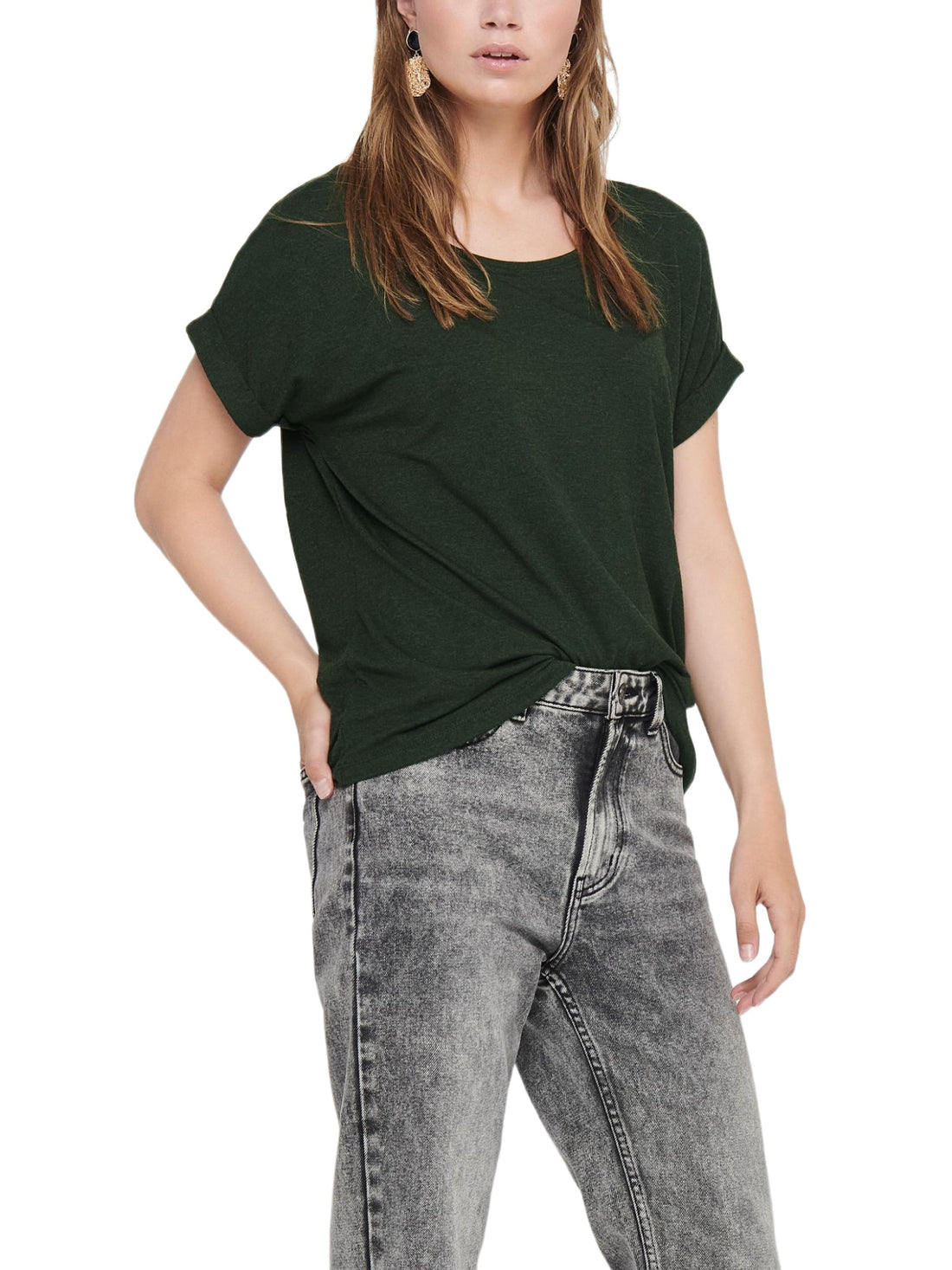 T-shirt Verde Militare Only