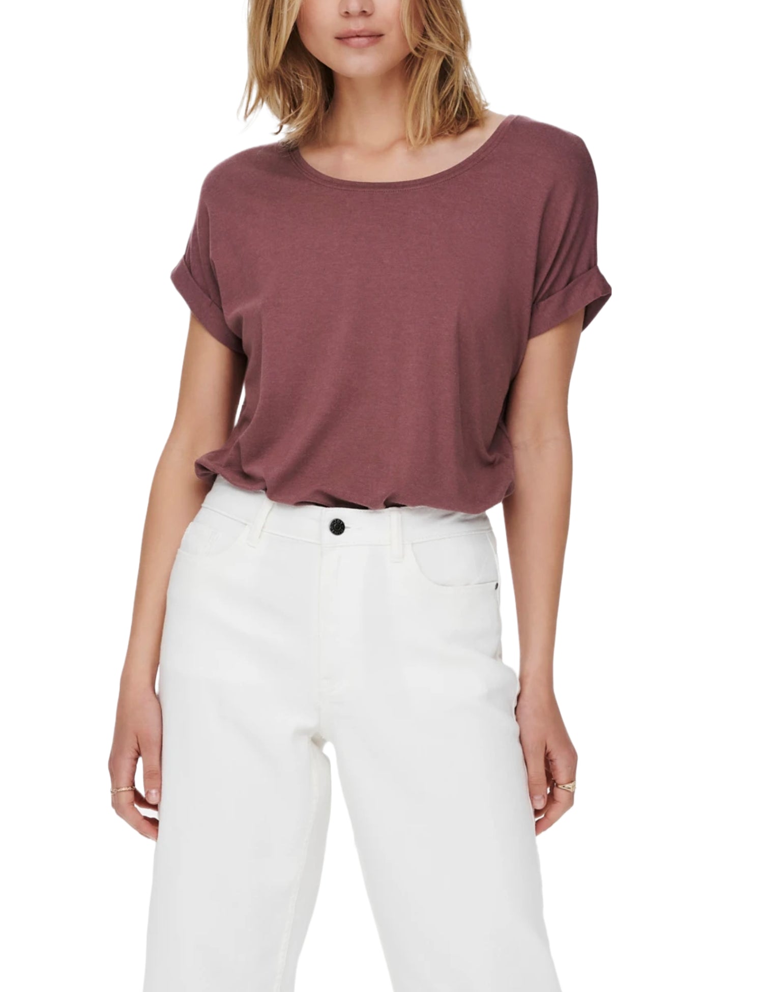 T-shirt Rosa Scuro Only