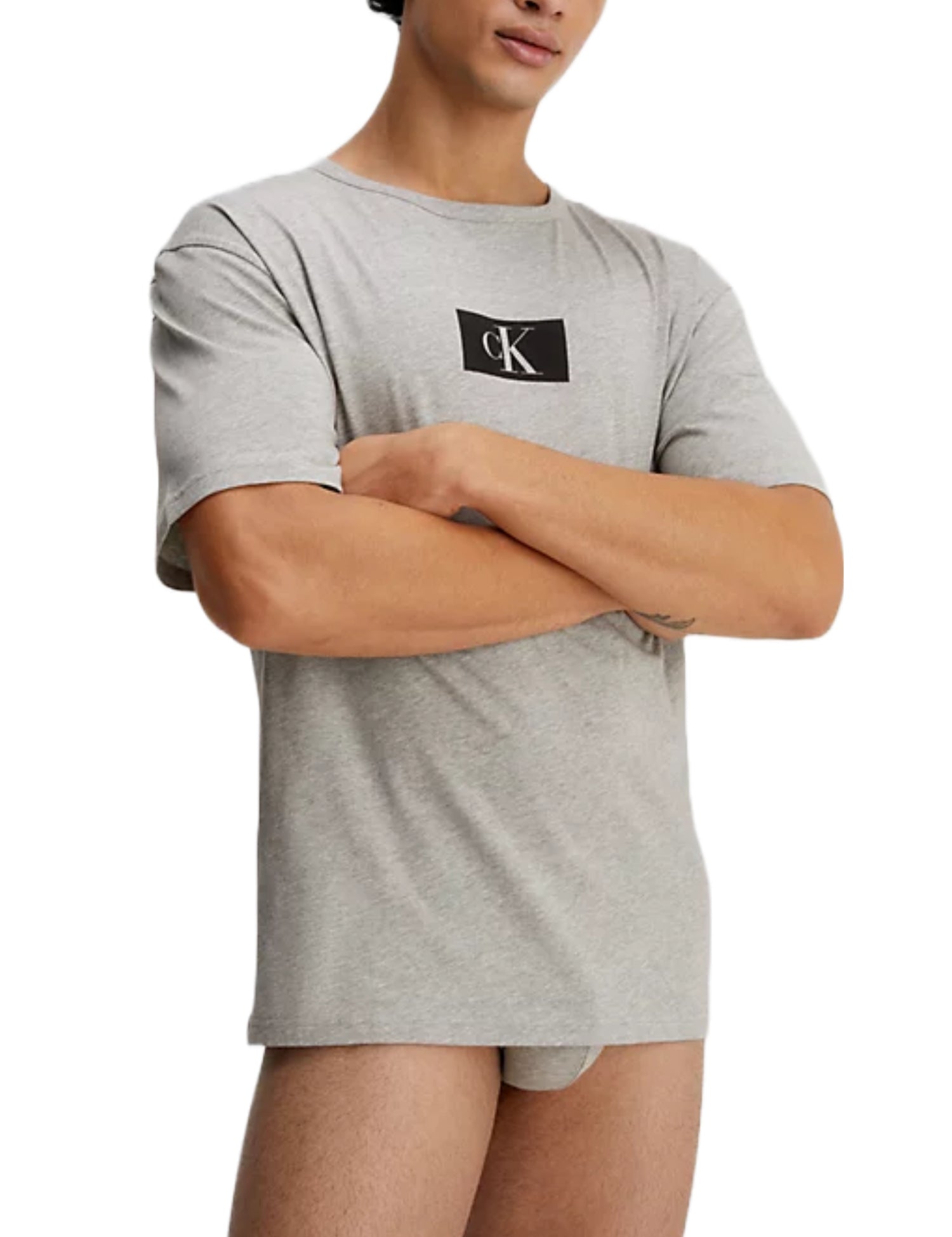 T-shirt Grigio Calvin Klein Underwear