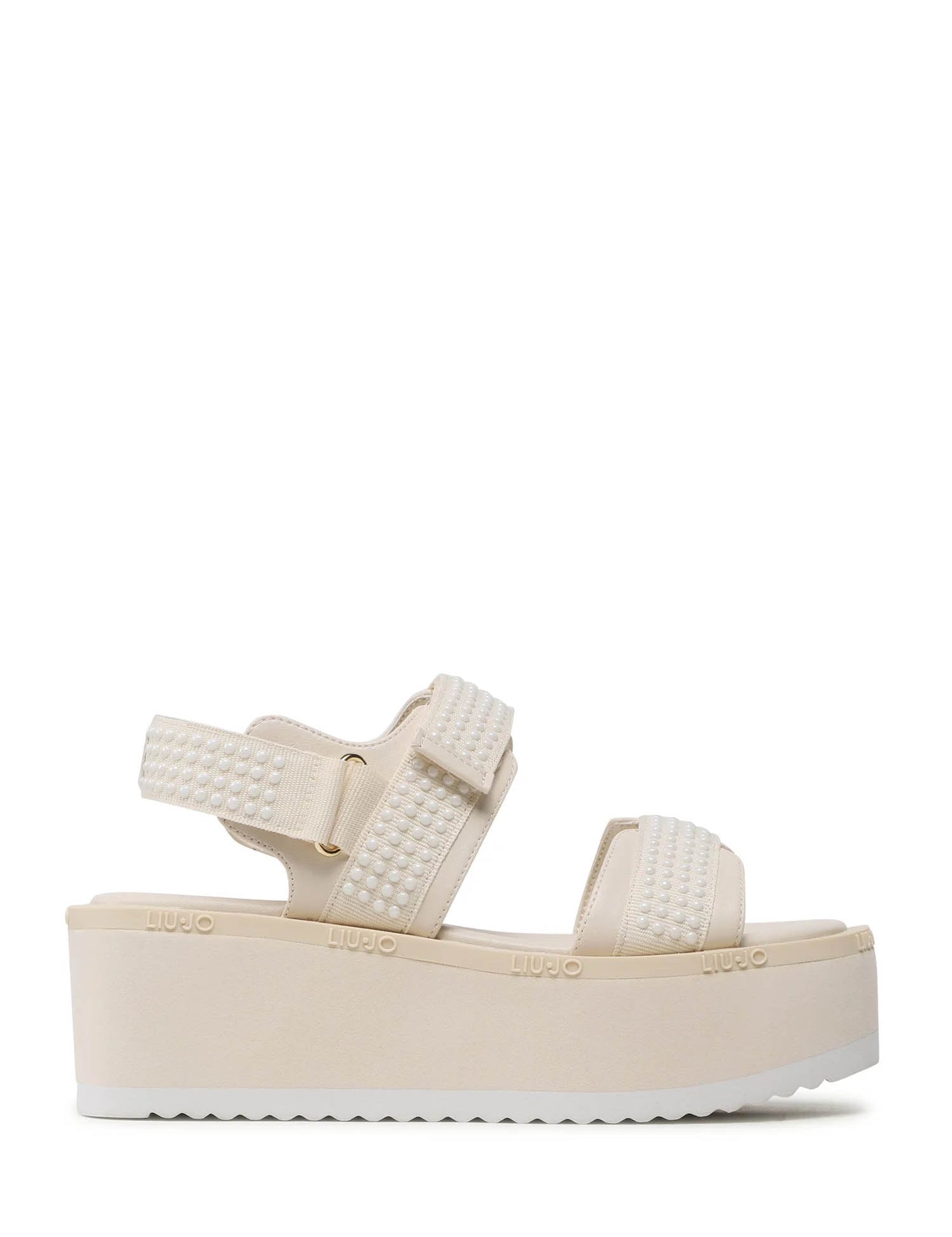 Sandali zeppa Beige Liu-jo