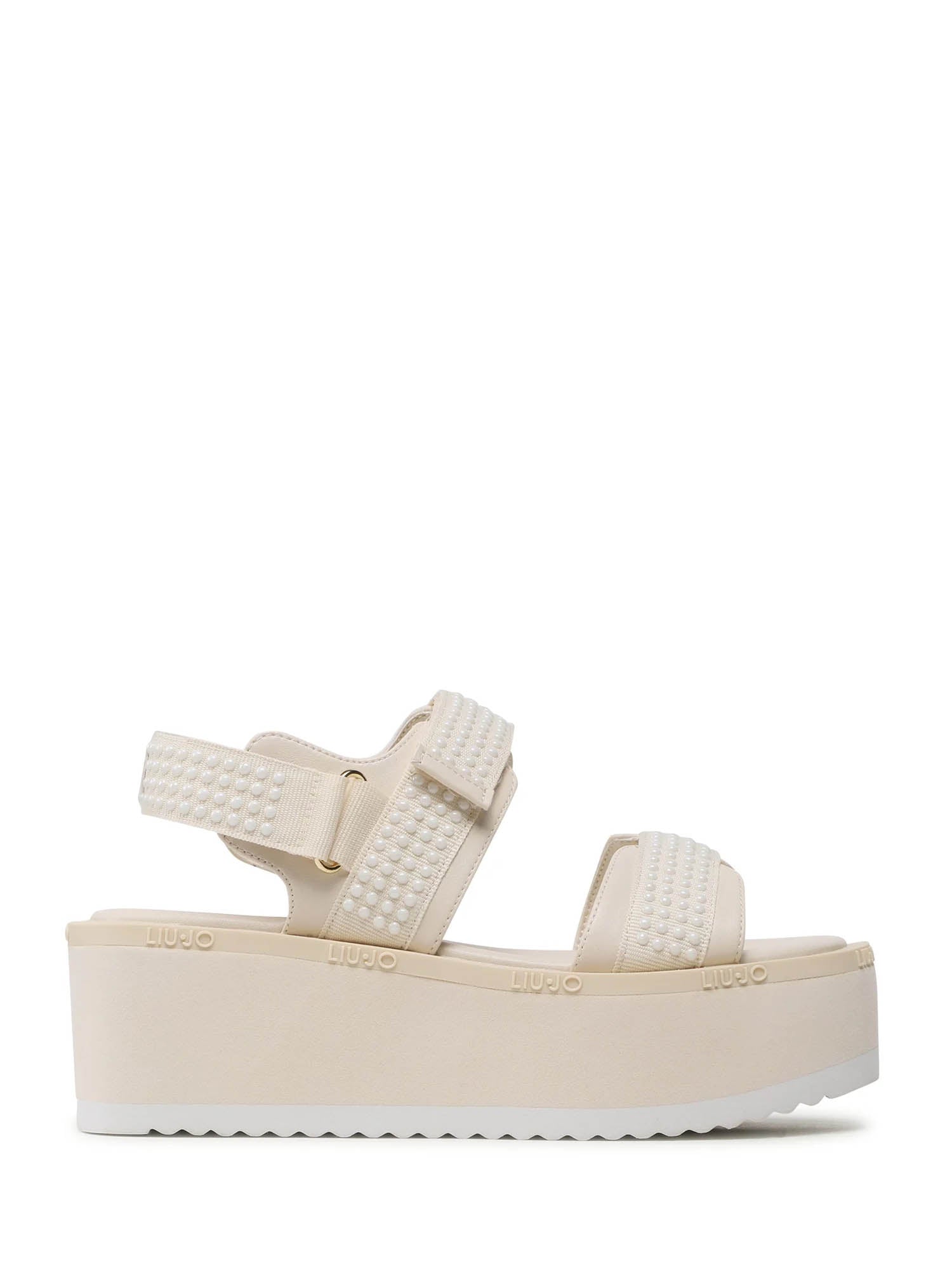 Sandali zeppa Beige Liu-jo