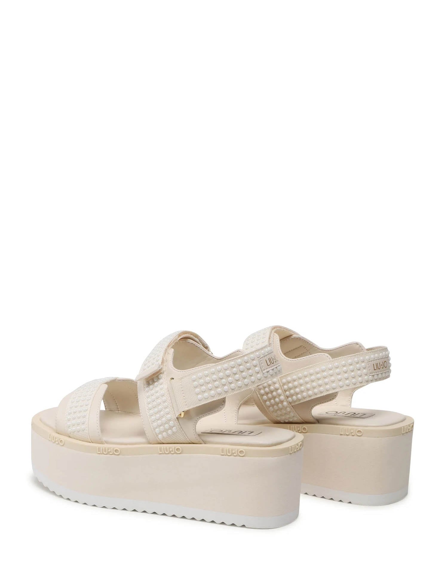 Sandali zeppa Beige Liu-jo
