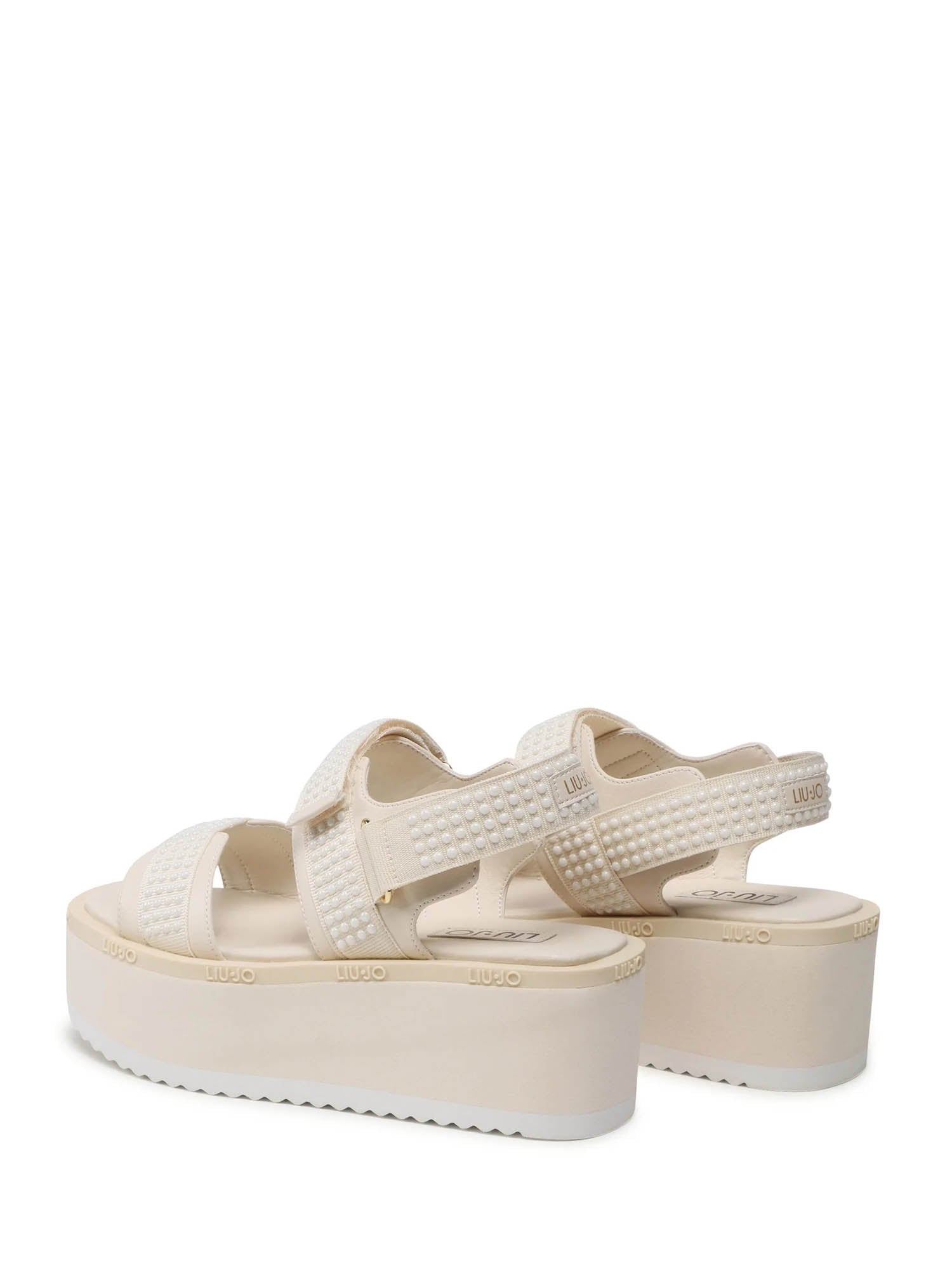Sandali zeppa Beige Liu-jo