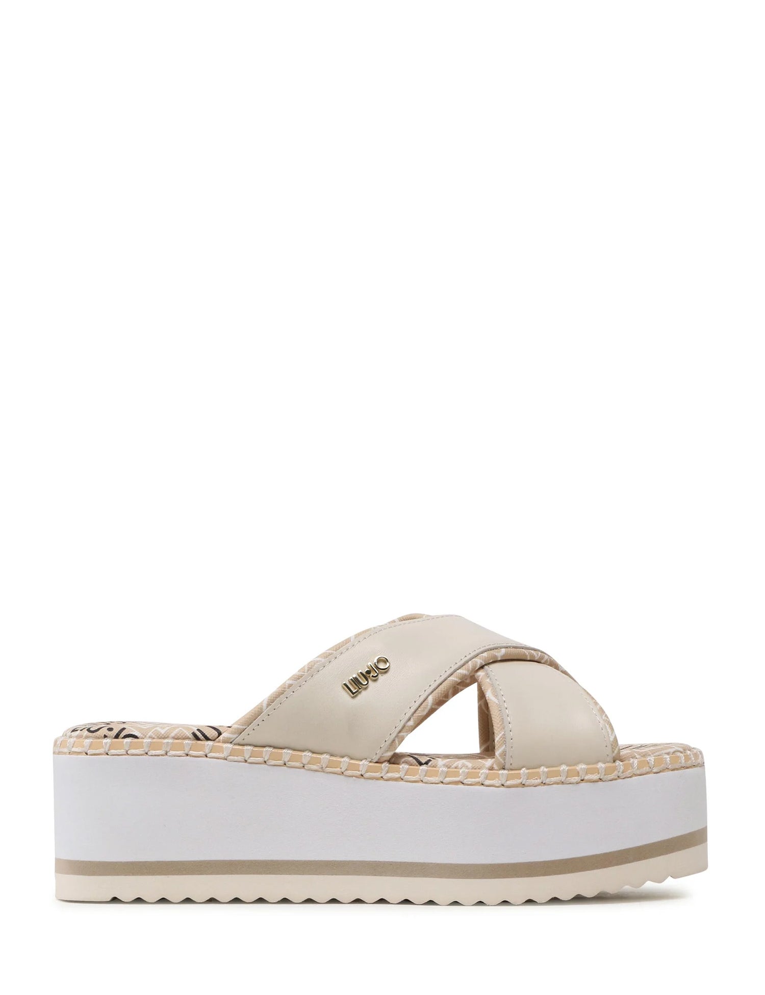 Sandali zeppa Beige Liu-jo