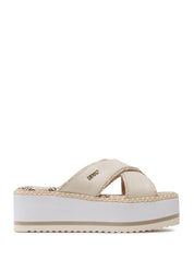 Sandali zeppa Beige Liu-jo