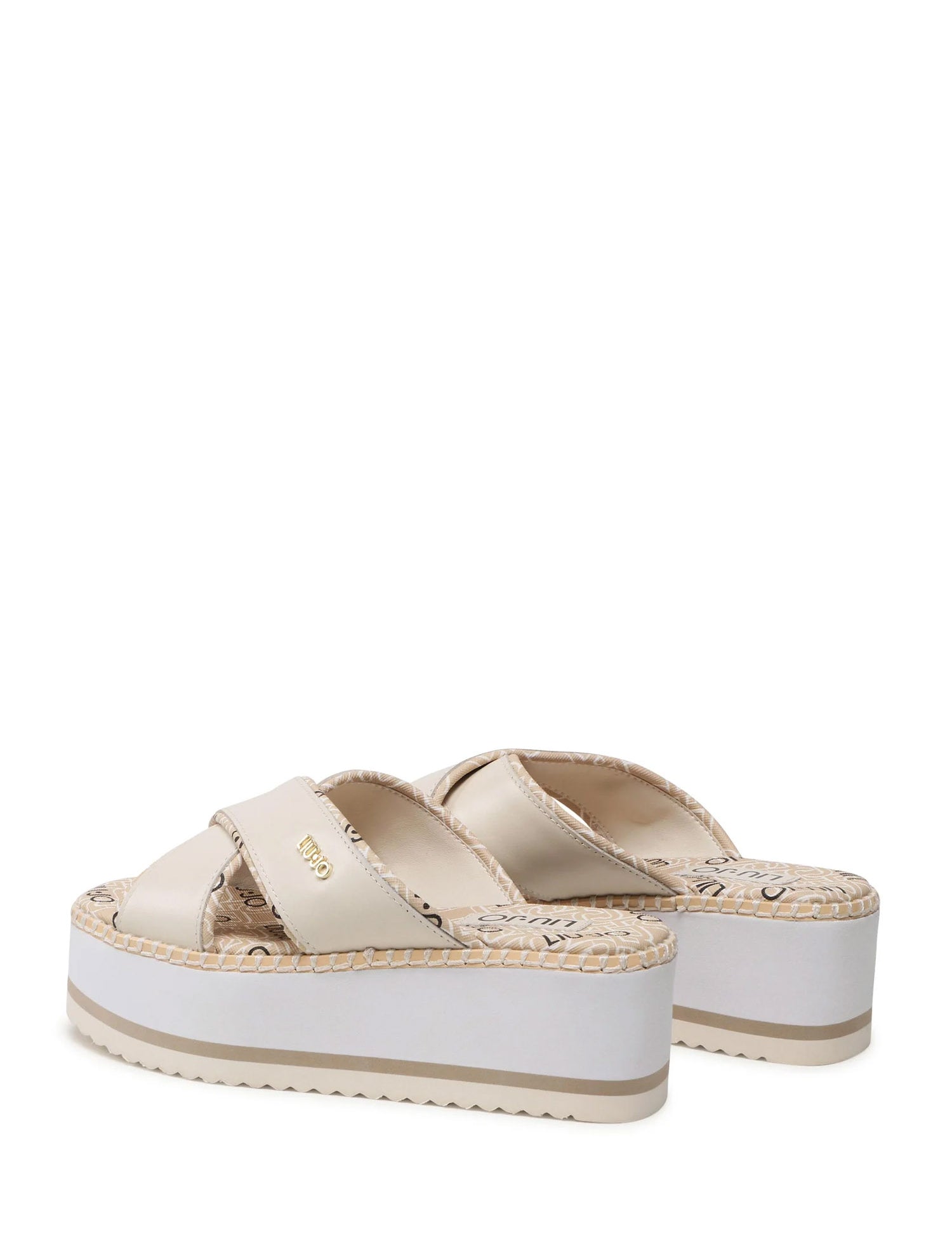 Sandali zeppa Beige Liu-jo