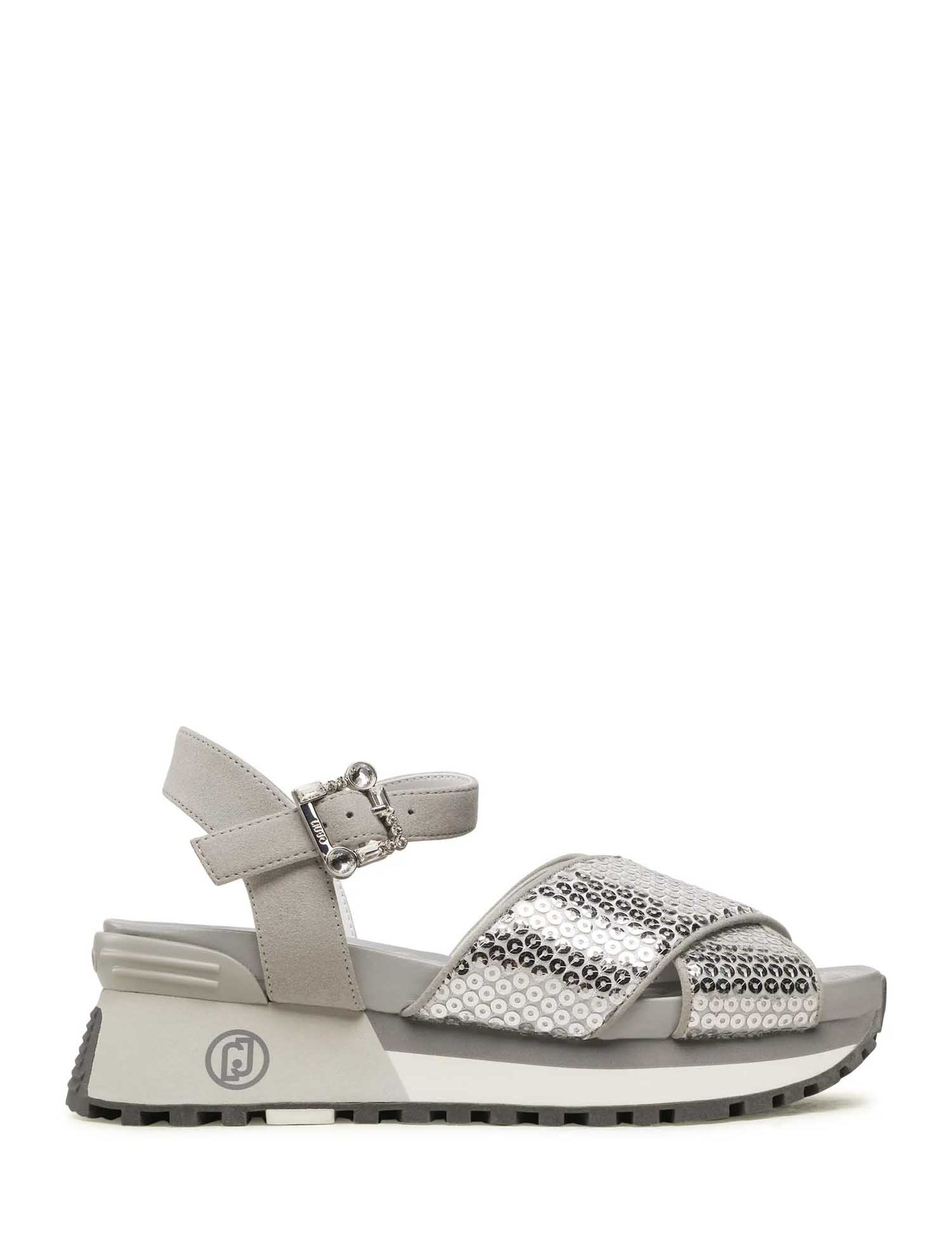 Sandali zeppa Argento Liu-jo