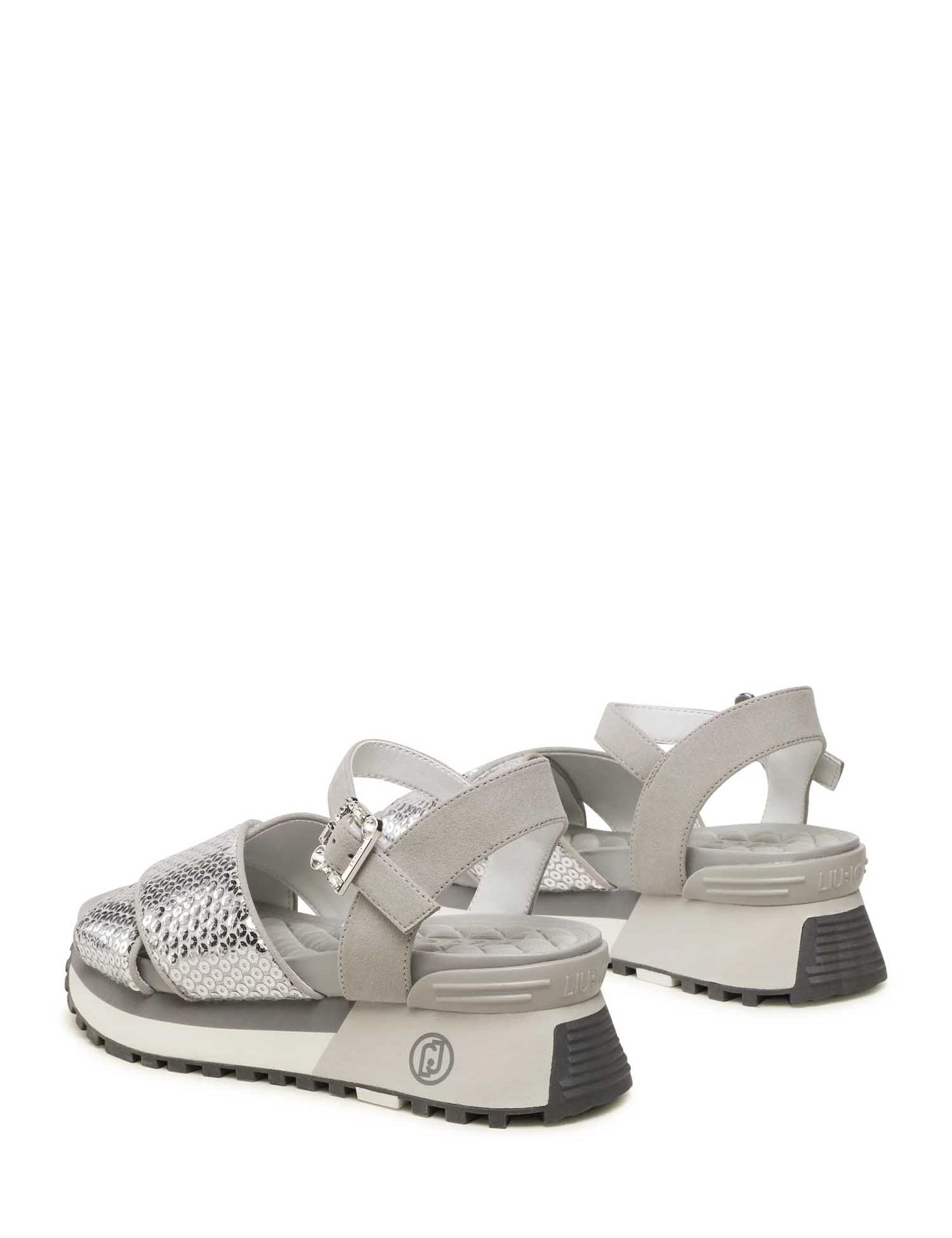 Sandali zeppa Argento Liu-jo