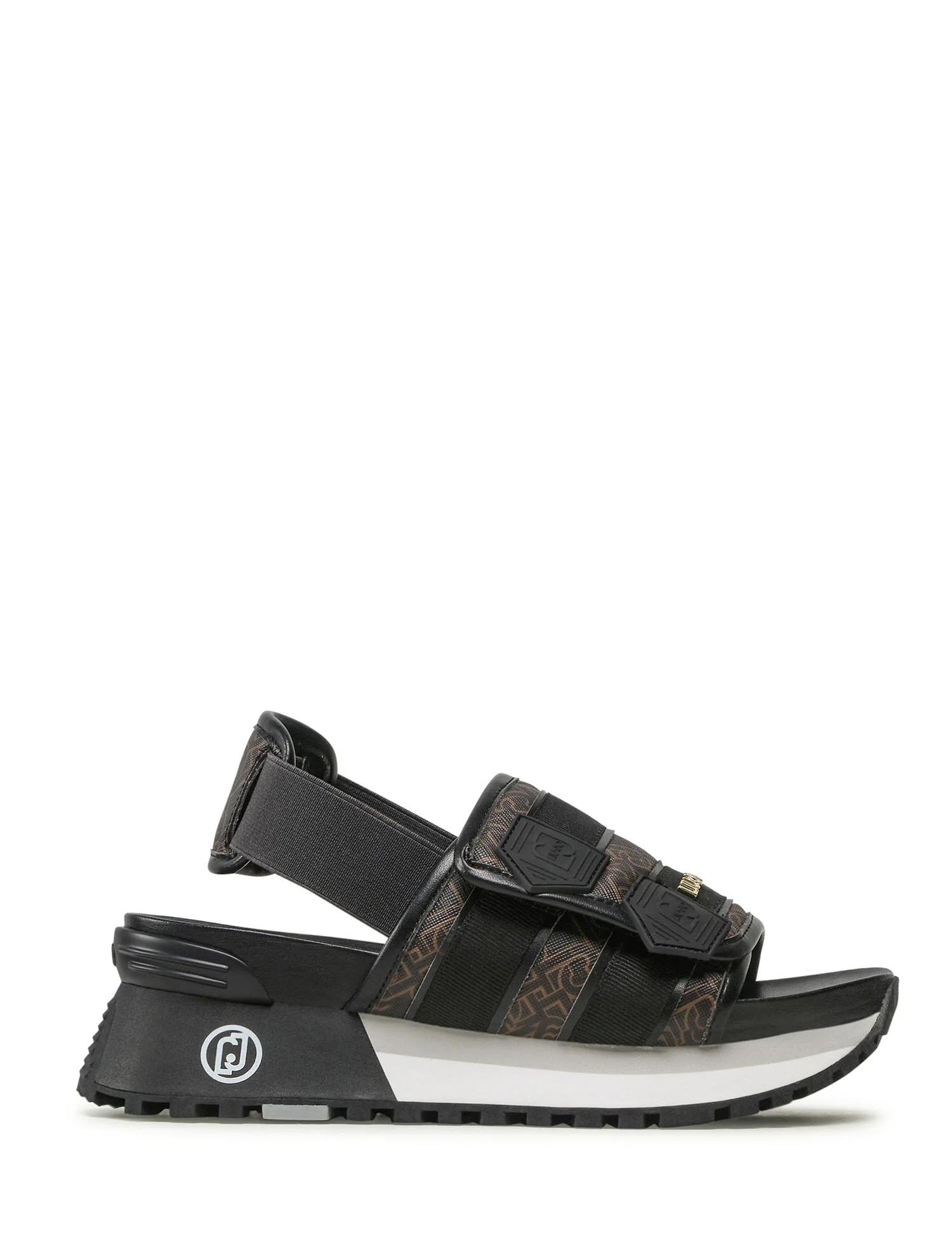 Sandali con strappi Nero Liu-jo