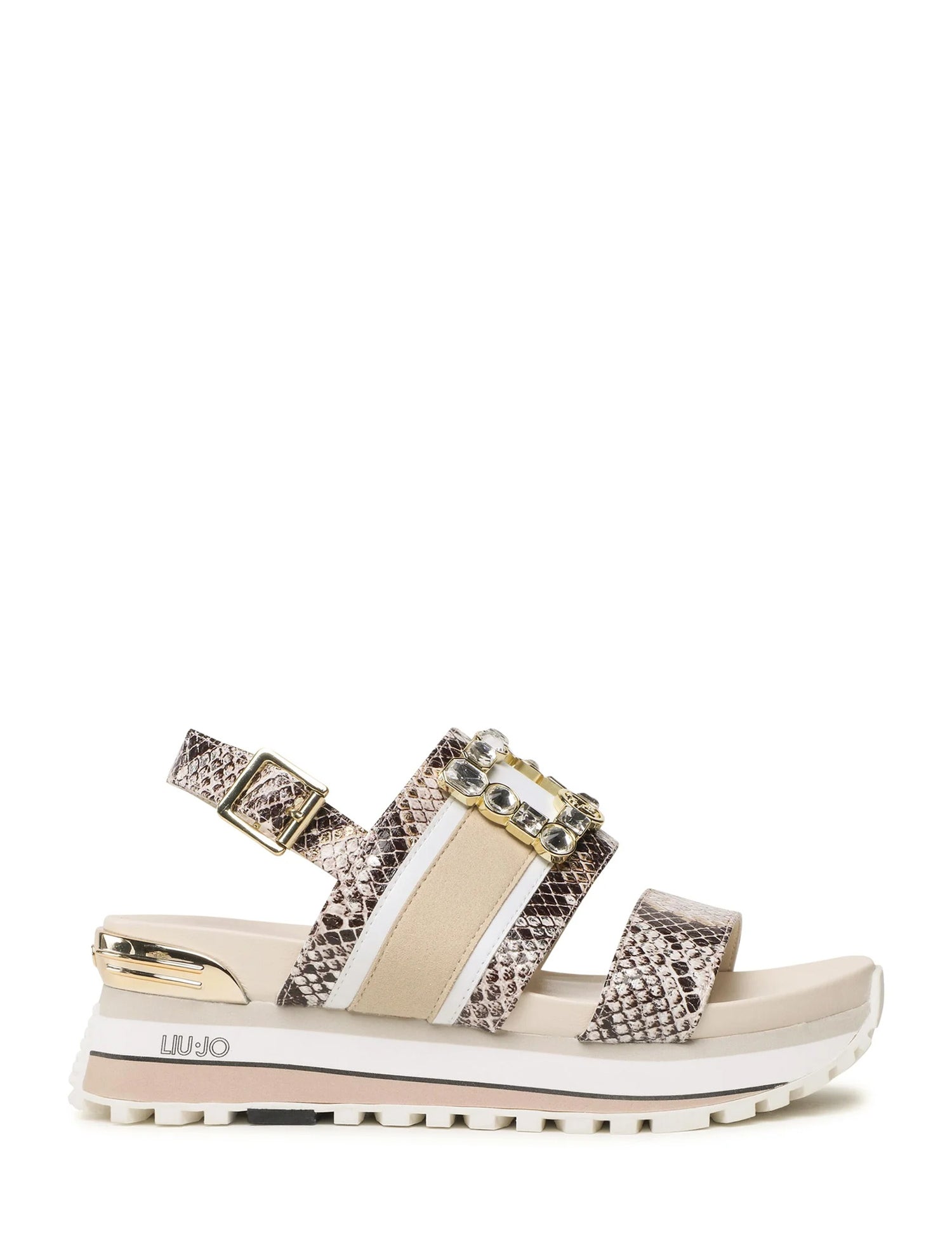 Sandali zeppa Beige Liu-jo