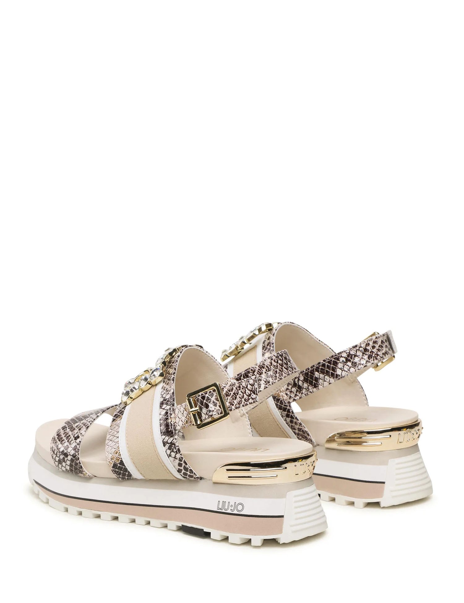 Sandali zeppa Beige Liu-jo