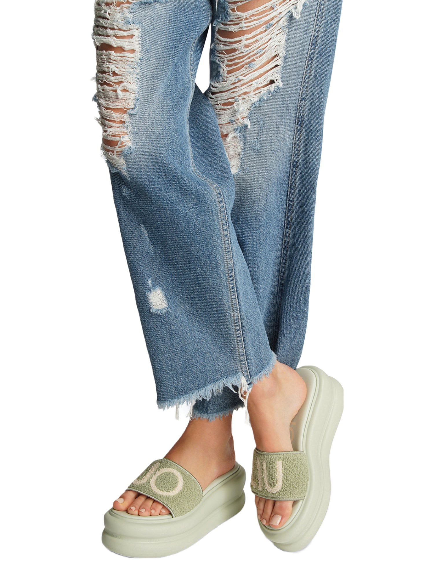 Ciabatte Verde Pistacchio Liu-jo