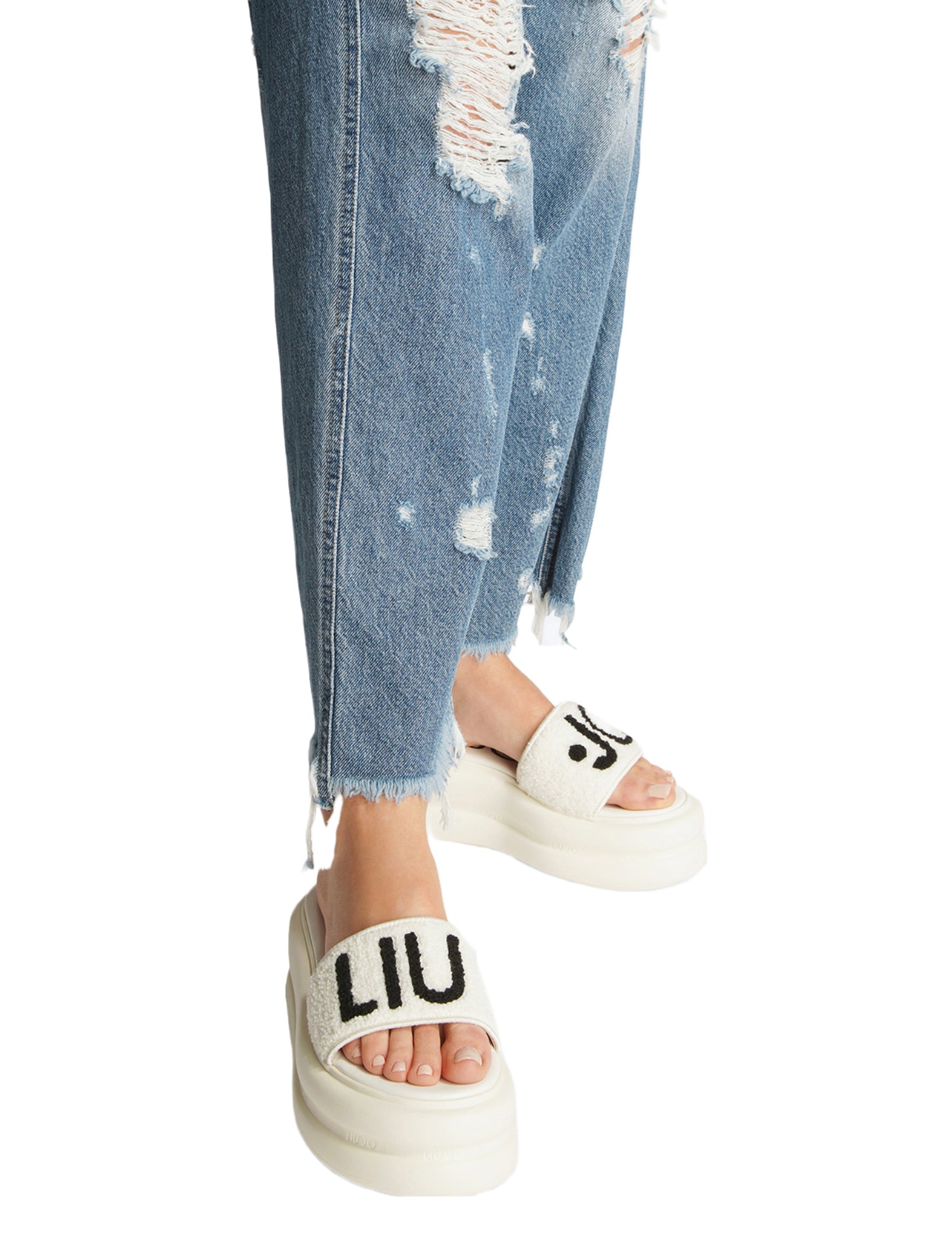 Ciabatte Bianco Liu-jo