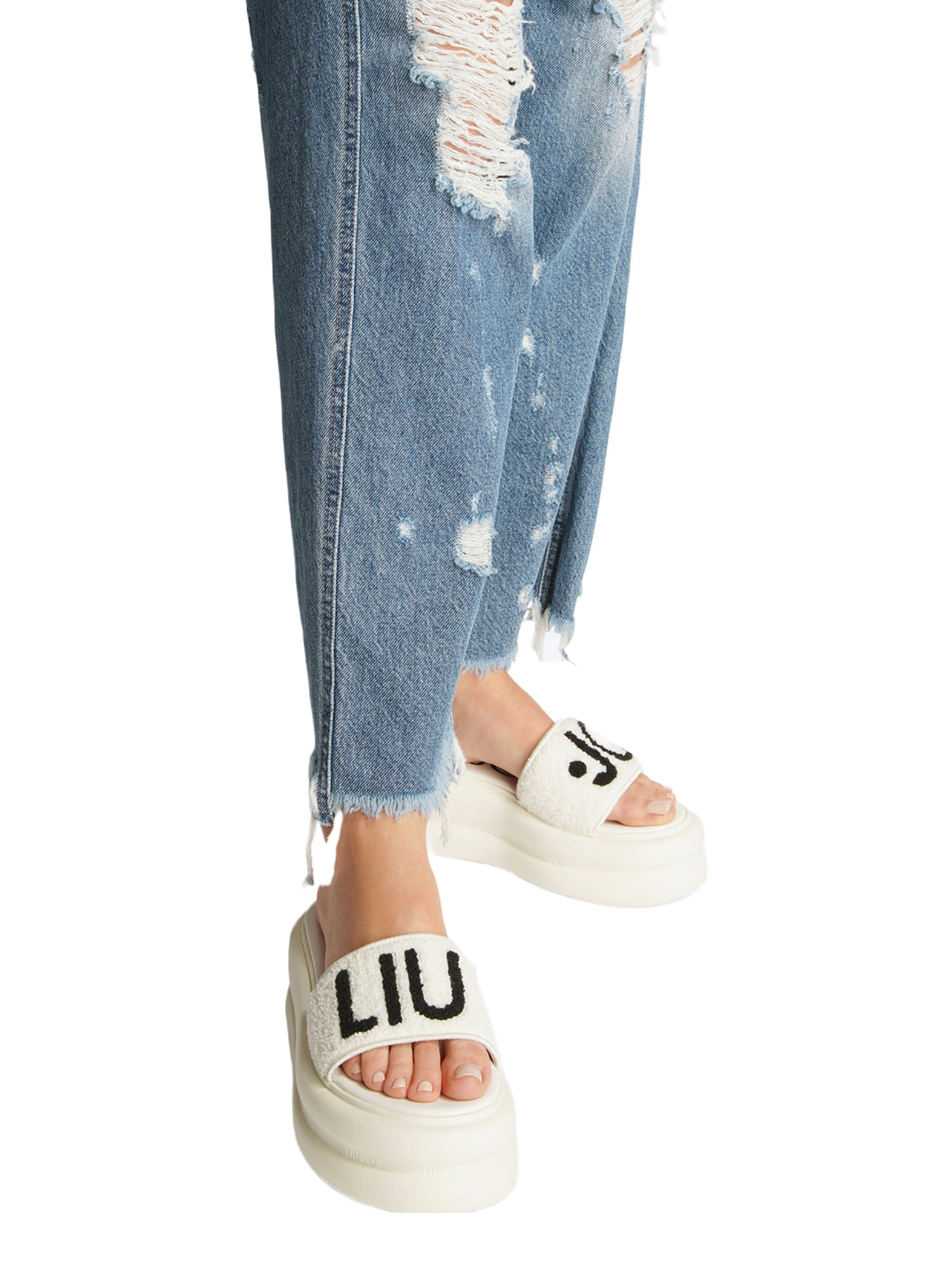 Ciabatte Bianco Liu-jo