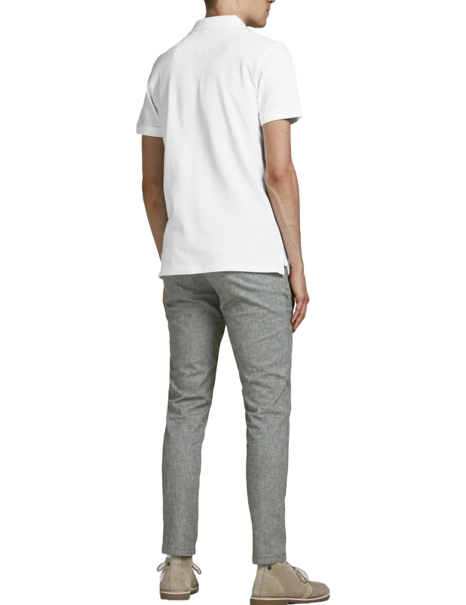 Polo Bianco Bianco Jack&jones
