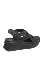 Sandali zeppa Nero Callaghan