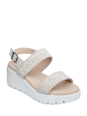 Sandali zeppa Beige Callaghan