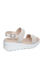 Sandali zeppa Beige Callaghan