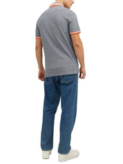 Polo Blu Arancio Jack&jones