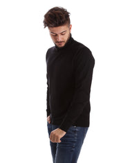 Maglie a collo alto Nero Gas