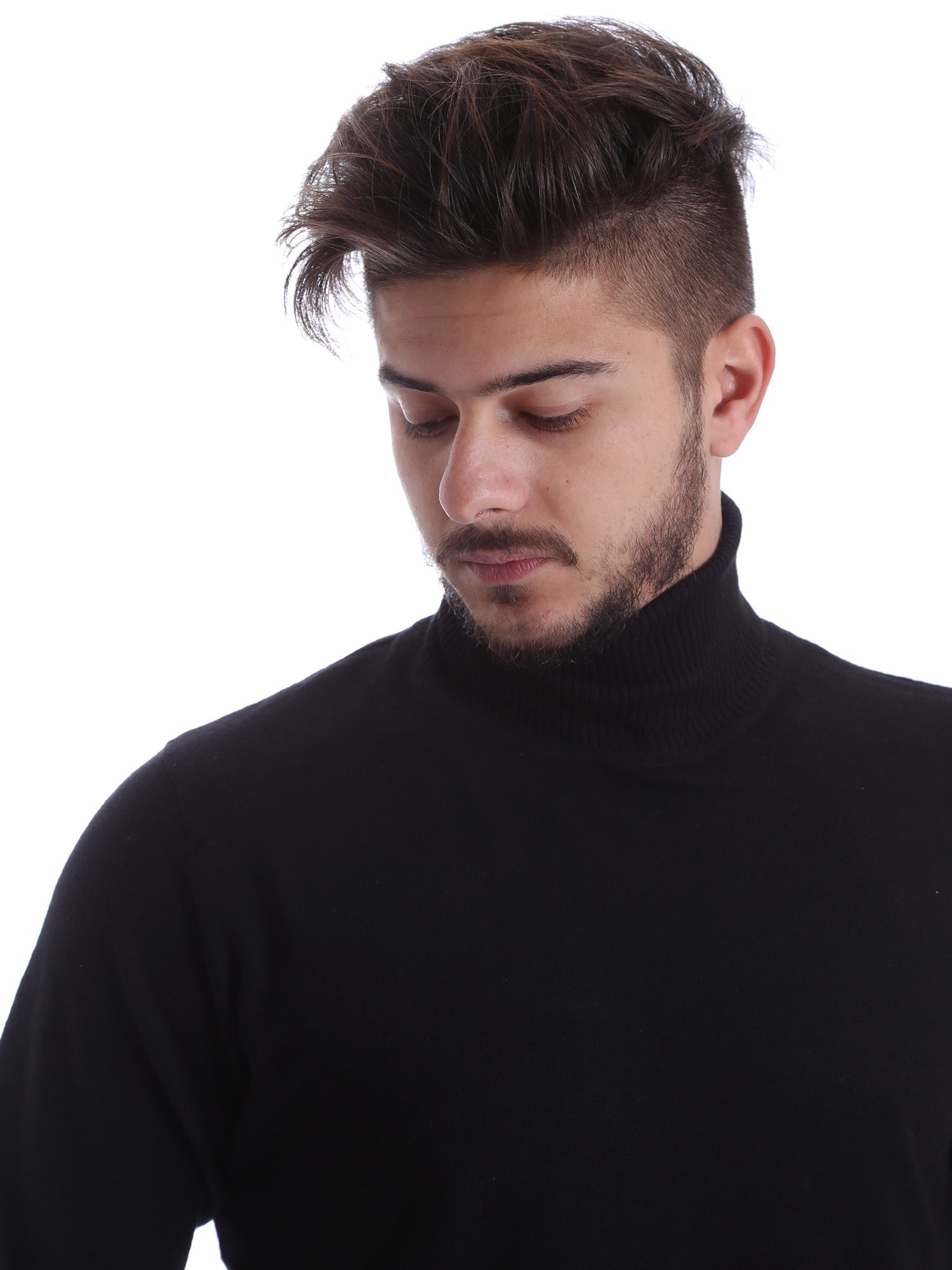 Maglie a collo alto Nero Gas