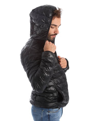 Piumini Nero Ea7 Emporio Armani