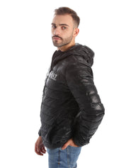 Piumini Nero Ea7 Emporio Armani