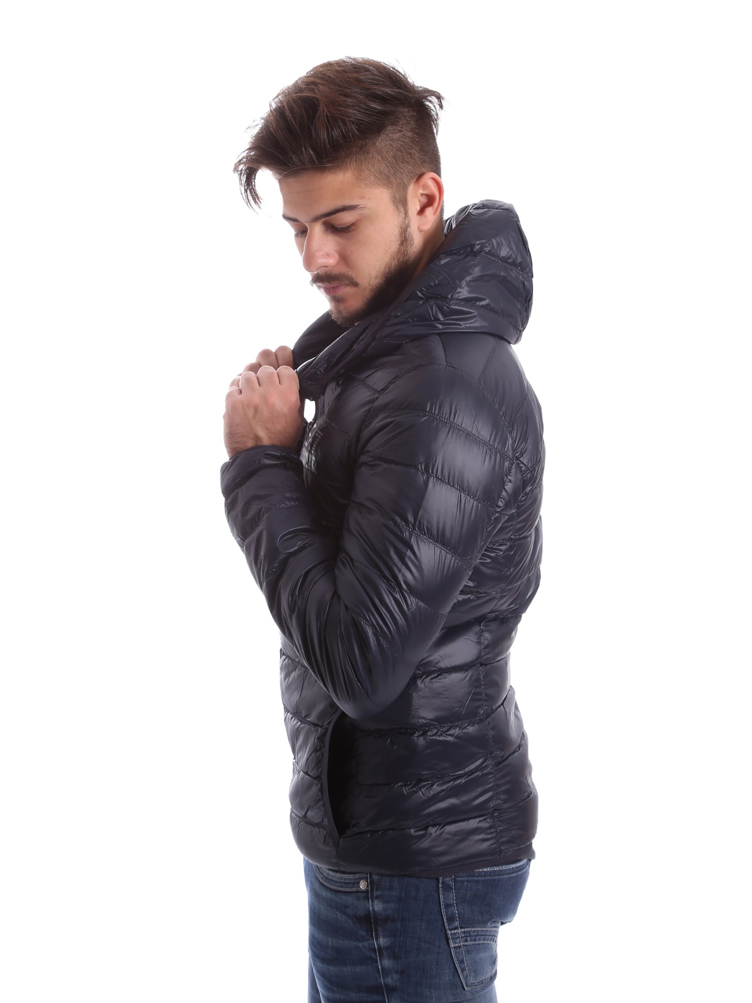 Piumini Blu Ea7 Emporio Armani