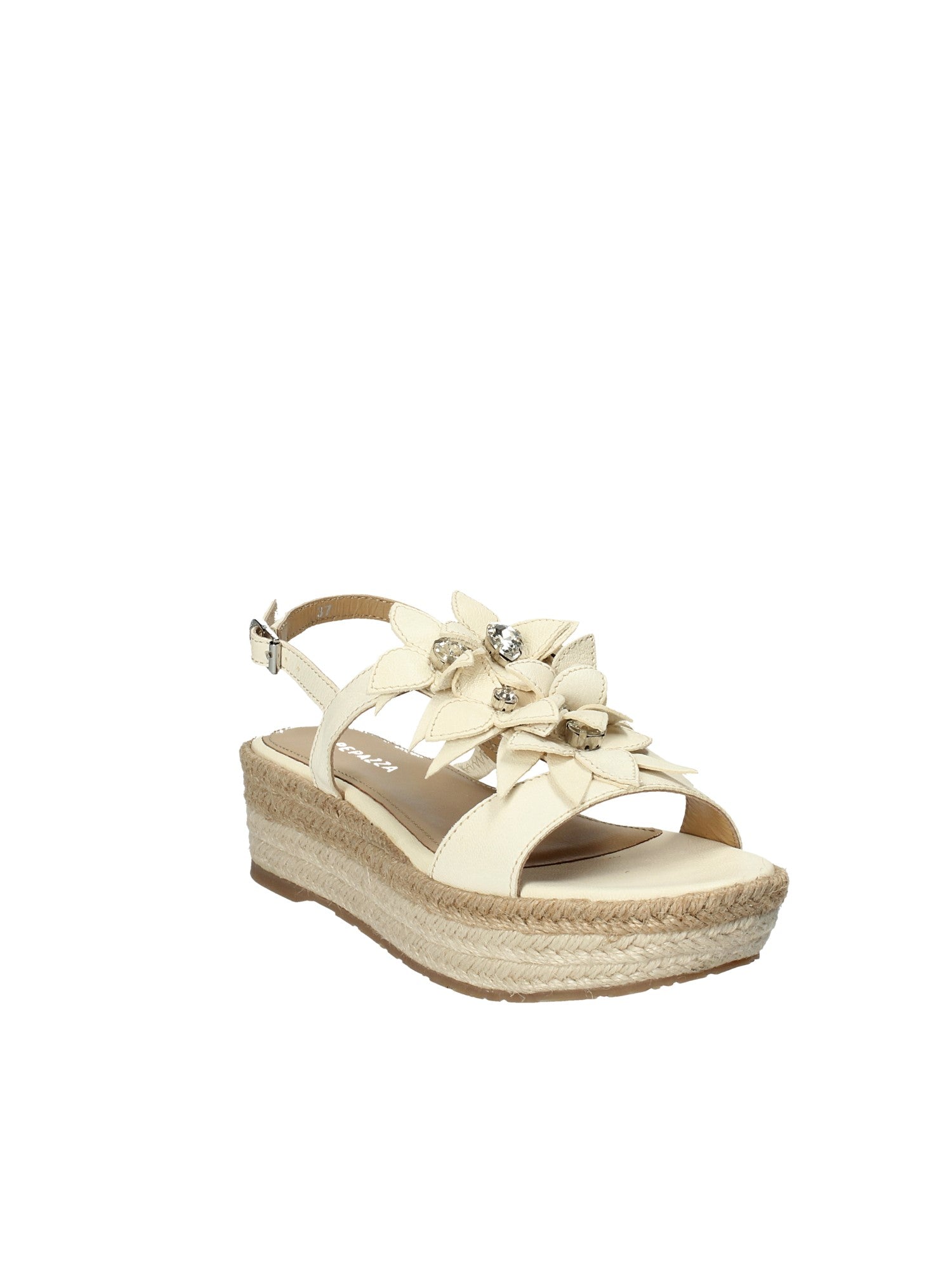 Sandali zeppa Bianco Apepazza