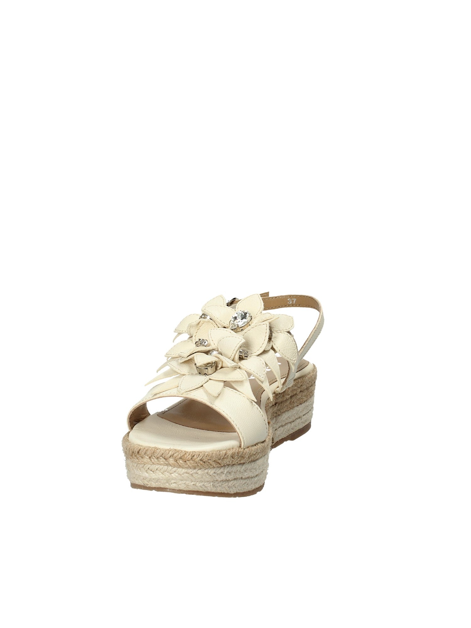 Sandali zeppa Bianco Apepazza