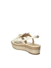 Sandali zeppa Bianco Apepazza