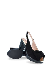 Sandali tacco Nero Pitillos