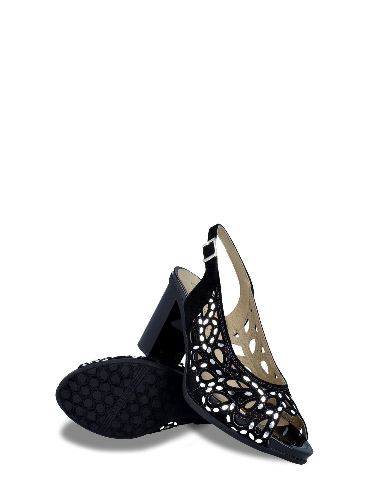 Sandali tacco Nero Pitillos