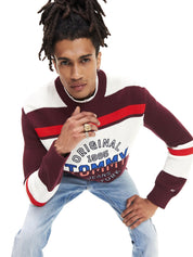 Maglioncini Bordeaux Tommy Hilfiger