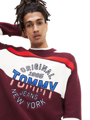 Maglioncini Bordeaux Tommy Hilfiger