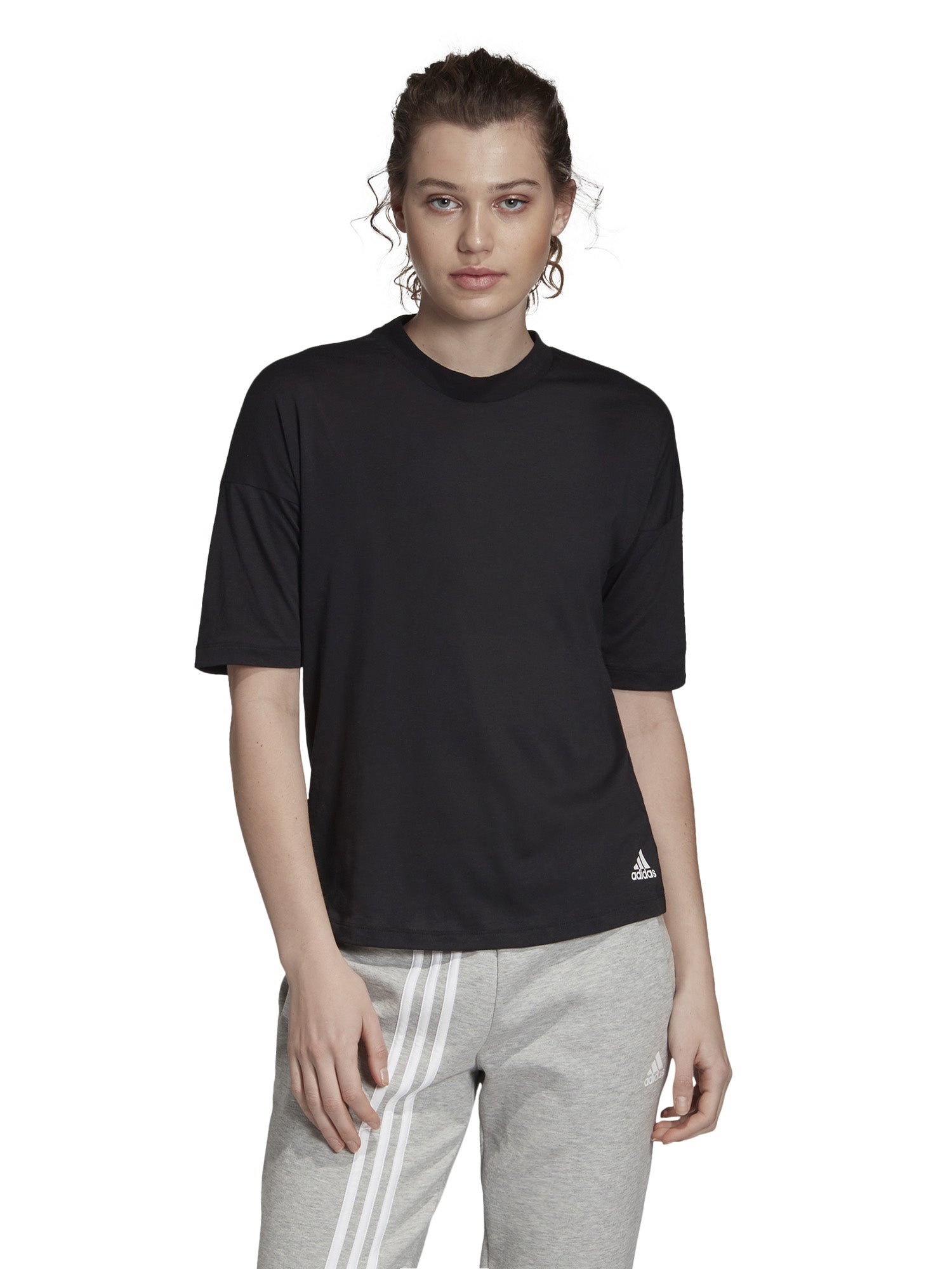 T-shirt Nero Adidas Performance