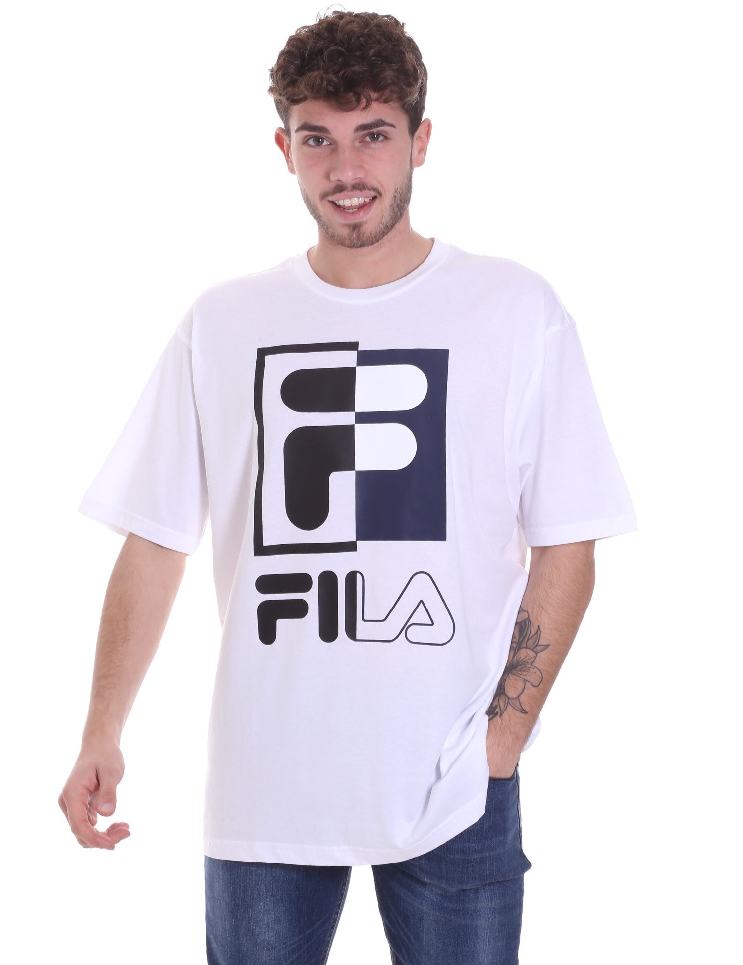 T-shirt Bianco Fila